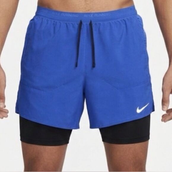 Nike Other - #521. Nike 2 in 1 Game Royal 5” DriFIT Stride Running Shorts